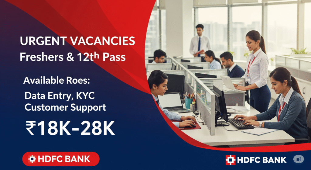 HDFC Bank job vacancy 2025
