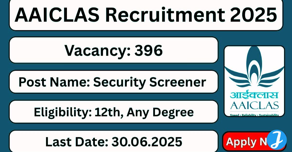 AAICLAS Recruitment 2025 Tamil