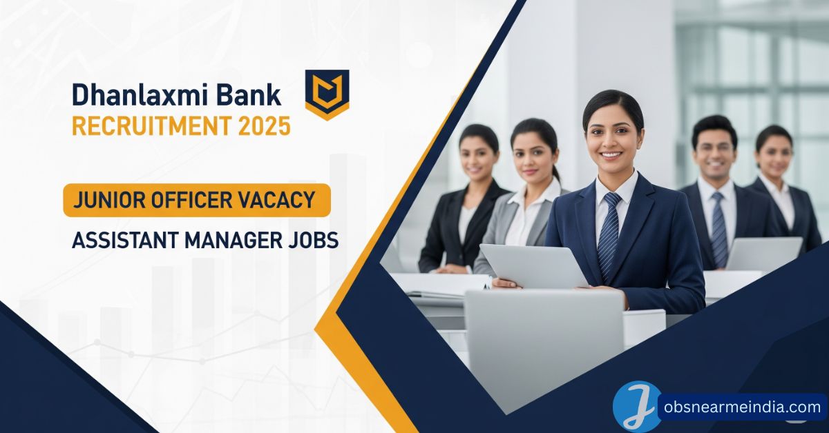 Dhanlaxmi Bank Junior Officer Vacancy