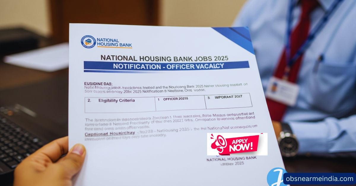 NHB Jobs 2025 Notification