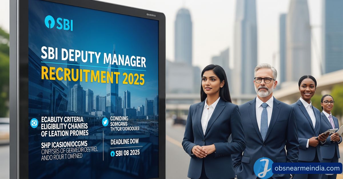 SBI Deputy Manager Recruitment 2025