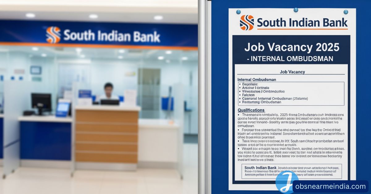 South Indian Bank Job Vacancy 2025